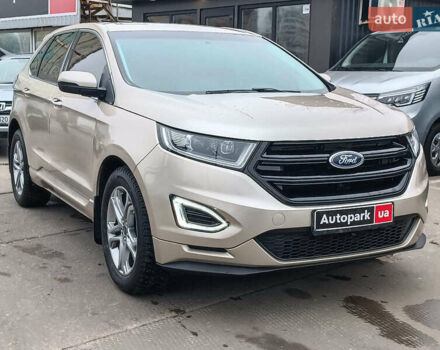 Бежевый Форд Эдж, объемом двигателя 2 л и пробегом 146 тыс. км за 19690 $, фото 6 на Automoto.ua