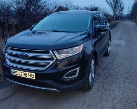 Черный Форд Эдж, объемом двигателя 3.5 л и пробегом 200 тыс. км за 18000 $, фото 6 на Automoto.ua