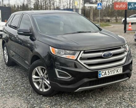Черный Форд Эдж, объемом двигателя 2 л и пробегом 227 тыс. км за 15800 $, фото 1 на Automoto.ua