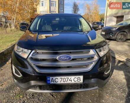 Черный Форд Эдж, объемом двигателя 2 л и пробегом 232 тыс. км за 14500 $, фото 4 на Automoto.ua