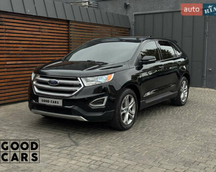 Черный Форд Эдж, объемом двигателя 2 л и пробегом 182 тыс. км за 20500 $, фото 2 на Automoto.ua