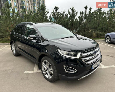 Черный Форд Эдж, объемом двигателя 2 л и пробегом 158 тыс. км за 20900 $, фото 2 на Automoto.ua