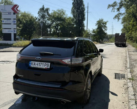 Черный Форд Эдж, объемом двигателя 2 л и пробегом 170 тыс. км за 22000 $, фото 4 на Automoto.ua