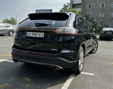 Черный Форд Эдж, объемом двигателя 2 л и пробегом 157 тыс. км за 19000 $, фото 4 на Automoto.ua