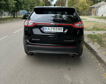 Черный Форд Эдж, объемом двигателя 2 л и пробегом 186 тыс. км за 17500 $, фото 5 на Automoto.ua