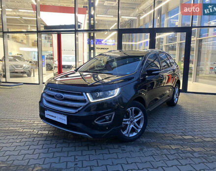 Черный Форд Эдж, объемом двигателя 2 л и пробегом 132 тыс. км за 18900 $, фото 1 на Automoto.ua