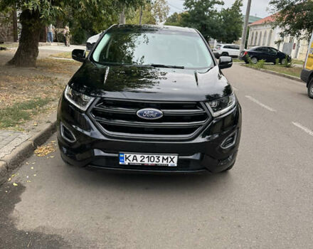 Черный Форд Эдж, объемом двигателя 2 л и пробегом 186 тыс. км за 17500 $, фото 2 на Automoto.ua