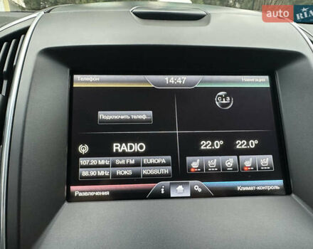 Черный Форд Эдж, объемом двигателя 2 л и пробегом 158 тыс. км за 20900 $, фото 25 на Automoto.ua