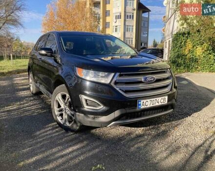 Черный Форд Эдж, объемом двигателя 2 л и пробегом 232 тыс. км за 14500 $, фото 1 на Automoto.ua