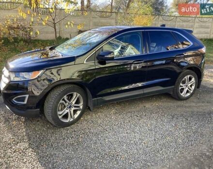 Черный Форд Эдж, объемом двигателя 2 л и пробегом 232 тыс. км за 14500 $, фото 2 на Automoto.ua