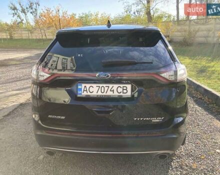 Черный Форд Эдж, объемом двигателя 2 л и пробегом 232 тыс. км за 14500 $, фото 5 на Automoto.ua