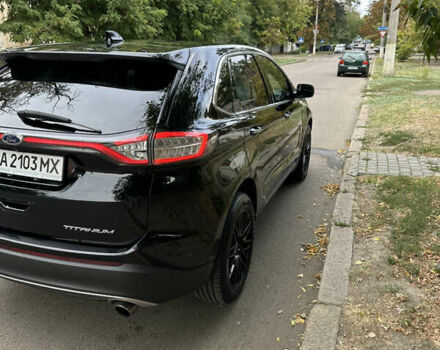 Черный Форд Эдж, объемом двигателя 2 л и пробегом 186 тыс. км за 17500 $, фото 6 на Automoto.ua