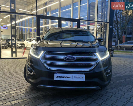 Черный Форд Эдж, объемом двигателя 2 л и пробегом 132 тыс. км за 18900 $, фото 2 на Automoto.ua