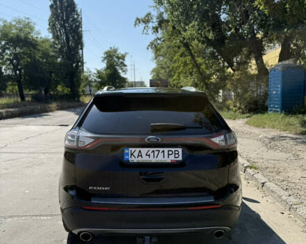 Черный Форд Эдж, объемом двигателя 2 л и пробегом 170 тыс. км за 22000 $, фото 5 на Automoto.ua