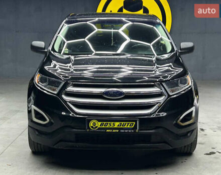 Черный Форд Эдж, объемом двигателя 2 л и пробегом 75 тыс. км за 13800 $, фото 1 на Automoto.ua