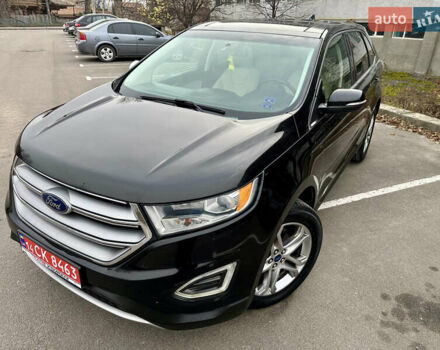 Черный Форд Эдж, объемом двигателя 2 л и пробегом 180 тыс. км за 13999 $, фото 8 на Automoto.ua