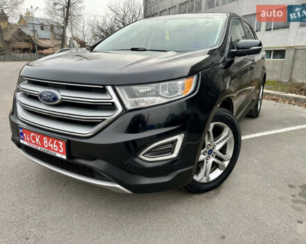Черный Форд Эдж, объемом двигателя 2 л и пробегом 180 тыс. км за 13999 $, фото 7 на Automoto.ua