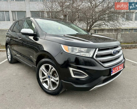 Черный Форд Эдж, объемом двигателя 2 л и пробегом 180 тыс. км за 13999 $, фото 2 на Automoto.ua