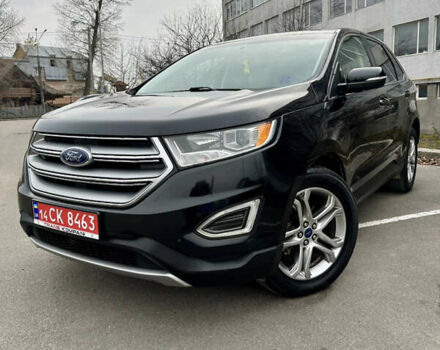 Черный Форд Эдж, объемом двигателя 2 л и пробегом 180 тыс. км за 13999 $, фото 3 на Automoto.ua