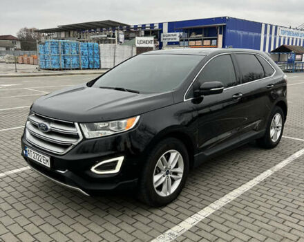 Черный Форд Эдж, объемом двигателя 2 л и пробегом 123 тыс. км за 17500 $, фото 1 на Automoto.ua