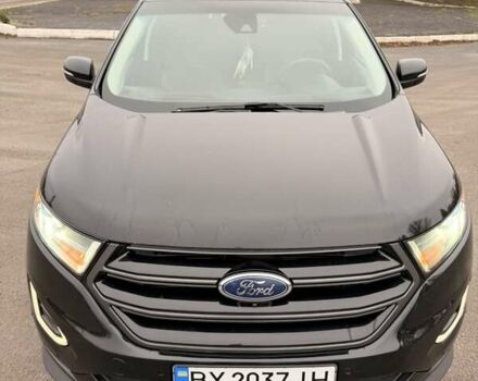 Черный Форд Эдж, объемом двигателя 2 л и пробегом 133 тыс. км за 21300 $, фото 14 на Automoto.ua