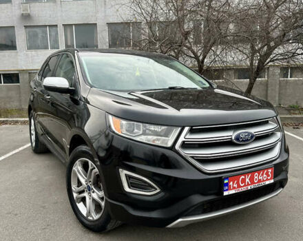 Черный Форд Эдж, объемом двигателя 2 л и пробегом 180 тыс. км за 13999 $, фото 1 на Automoto.ua