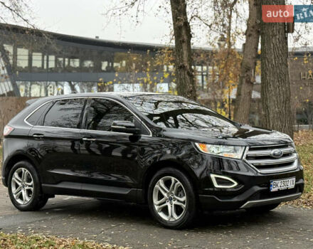 Черный Форд Эдж, объемом двигателя 2 л и пробегом 168 тыс. км за 14700 $, фото 14 на Automoto.ua