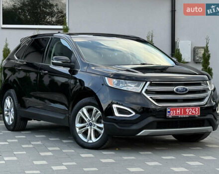 Черный Форд Эдж, объемом двигателя 2 л и пробегом 150 тыс. км за 15950 $, фото 1 на Automoto.ua