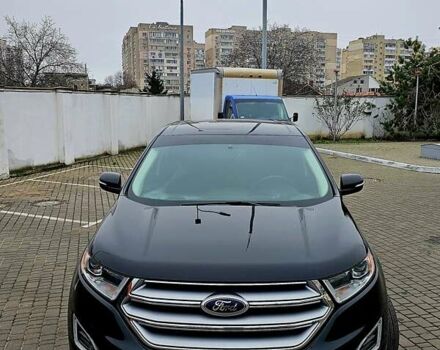 Черный Форд Эдж, объемом двигателя 2 л и пробегом 136 тыс. км за 19700 $, фото 7 на Automoto.ua