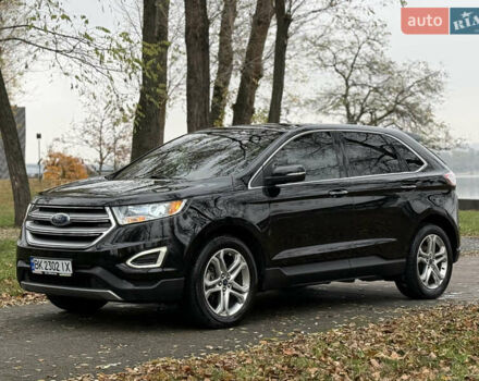Черный Форд Эдж, объемом двигателя 2 л и пробегом 168 тыс. км за 14700 $, фото 2 на Automoto.ua