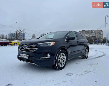 Черный Форд Эдж, объемом двигателя 2 л и пробегом 151 тыс. км за 12500 $, фото 1 на Automoto.ua