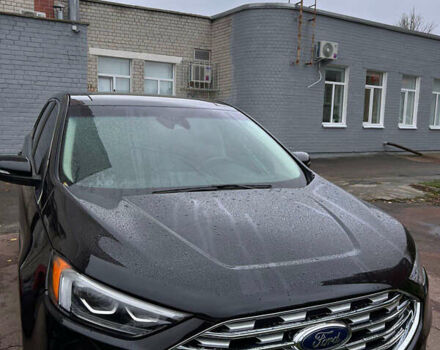 Черный Форд Эдж, объемом двигателя 2 л и пробегом 146 тыс. км за 22500 $, фото 1 на Automoto.ua