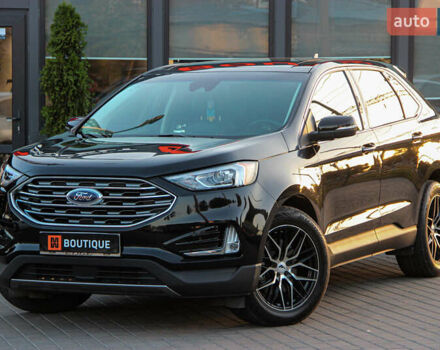 Черный Форд Эдж, объемом двигателя 2 л и пробегом 86 тыс. км за 24900 $, фото 1 на Automoto.ua