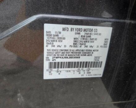 Черный Форд Эдж, объемом двигателя 2 л и пробегом 40 тыс. км за 4000 $, фото 11 на Automoto.ua