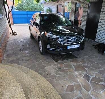 Черный Форд Эдж, объемом двигателя 2 л и пробегом 50 тыс. км за 22700 $, фото 1 на Automoto.ua