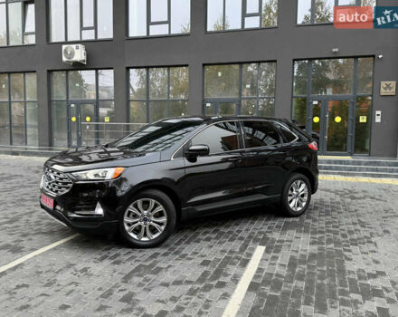 Черный Форд Эдж, объемом двигателя 2 л и пробегом 92 тыс. км за 21700 $, фото 2 на Automoto.ua