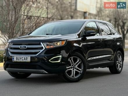 Черный Форд Эдж, объемом двигателя 2 л и пробегом 292 тыс. км за 12999 $, фото 1 на Automoto.ua