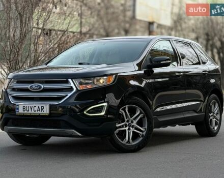 Черный Форд Эдж, объемом двигателя 2 л и пробегом 292 тыс. км за 12999 $, фото 1 на Automoto.ua