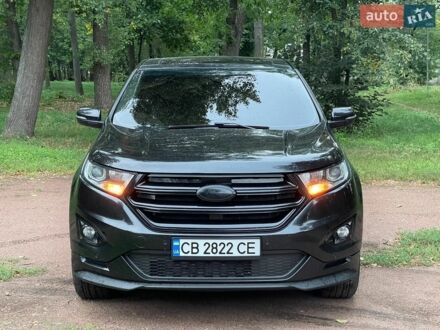 Черный Форд Эдж, объемом двигателя 2 л и пробегом 182 тыс. км за 15000 $, фото 1 на Automoto.ua