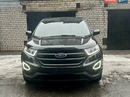 Черный Форд Эдж, объемом двигателя 2 л и пробегом 216 тыс. км за 14400 $, фото 1 на Automoto.ua