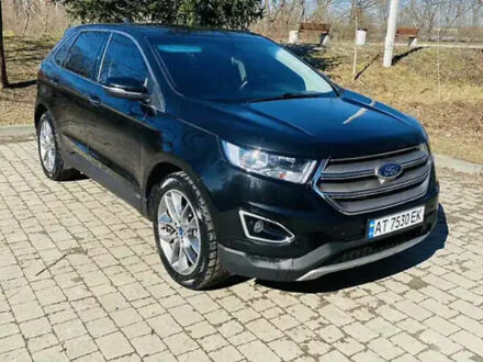 Черный Форд Эдж, объемом двигателя 2 л и пробегом 110 тыс. км за 13500 $, фото 1 на Automoto.ua