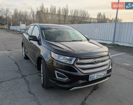 Черный Форд Эдж, объемом двигателя 2 л и пробегом 136 тыс. км за 15000 $, фото 1 на Automoto.ua