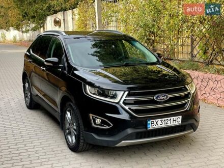 Форд Едж 2016 у Хмельницькому на Automoto.ua Чорний Форд Едж, об'ємом двигуна 2 л та пробігом 180 тис. км за 20900 $, фото 1 на Automoto.ua