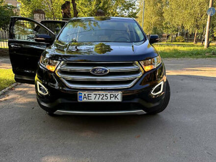 Черный Форд Эдж, объемом двигателя 2 л и пробегом 146 тыс. км за 13499 $, фото 1 на Automoto.ua