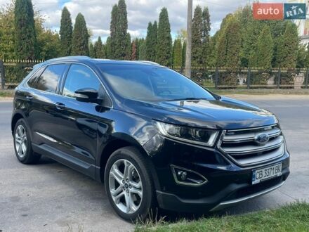 Чорний Форд Едж, об'ємом двигуна 2 л та пробігом 138 тис. км за 19500 $, фото 1 на Automoto.ua