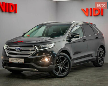 Черный Форд Эдж, объемом двигателя 2 л и пробегом 190 тыс. км за 17886 $, фото 1 на Automoto.ua