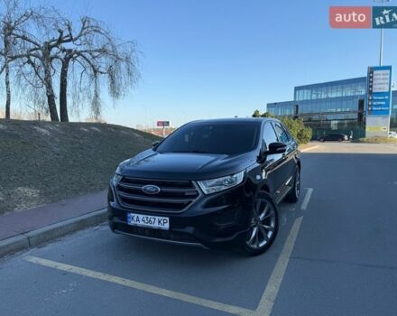 Черный Форд Эдж, объемом двигателя 2 л и пробегом 60 тыс. км за 12900 $, фото 1 на Automoto.ua