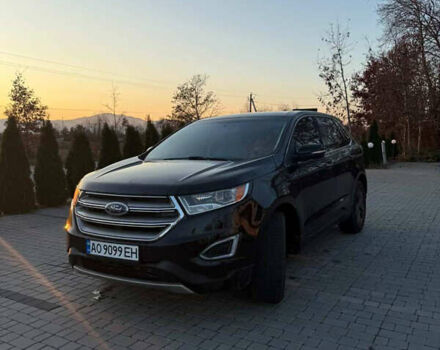 Черный Форд Эдж, объемом двигателя 2 л и пробегом 153 тыс. км за 15500 $, фото 1 на Automoto.ua