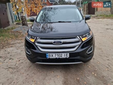 Черный Форд Эдж, объемом двигателя 2 л и пробегом 175 тыс. км за 17500 $, фото 1 на Automoto.ua