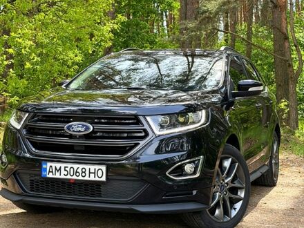Чорний Форд Едж, об'ємом двигуна 2 л та пробігом 220 тис. км за 22900 $, фото 1 на Automoto.ua